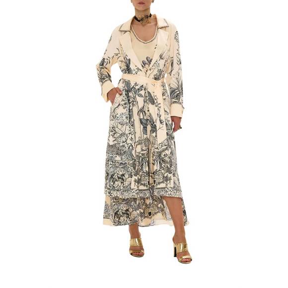 SOFT TRENCH WITH FRENCH CUFF ETCHED INTO ETERNITY